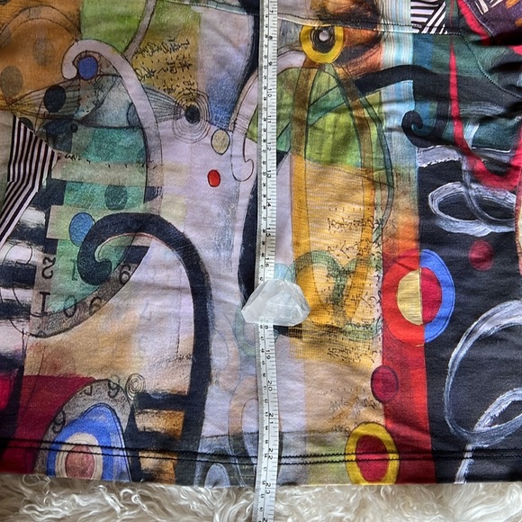 Colorful Abstract Women's Jacket - Picture 10 of 11